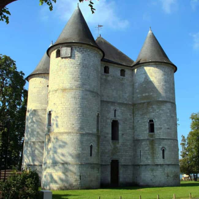 Bike tour from Vernon to Giverny with local guide - Medieval Vernon center and the WWII layers you can still see