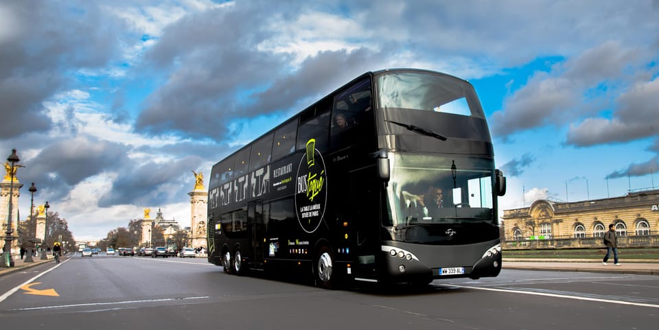 Bus Toqué Champs Elysées Tour w/ 3-Course Dinner & Champagne - Why This Bus Tour Feels Different From Usual Paris Sightseeing