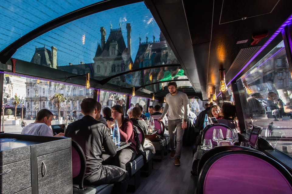 Bus Toqué Champs Elysées Tour w/ 3-Course Dinner & Champagne - Timing, Duration, and What That Means for Your Day