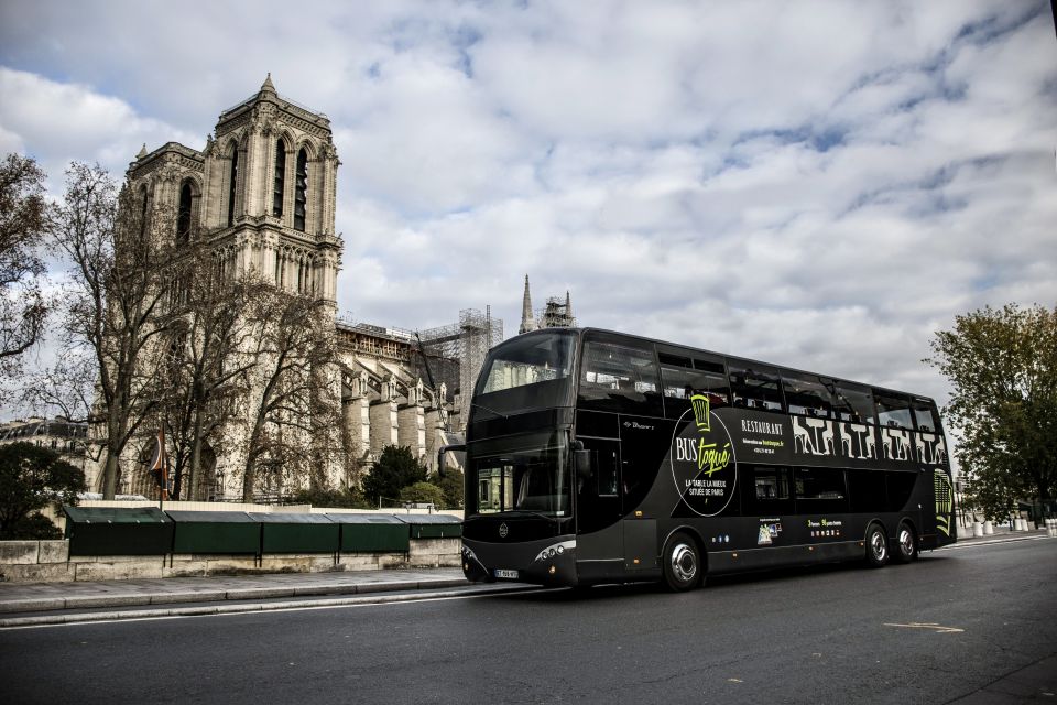 Champs Elysées Bus Toqué Lunch w/ a Glass of Champagne - What you’re really buying: the 4-course lunch experience
