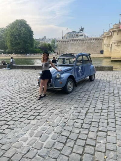 Classic 2CV Tour paris 2h - Meeting at Champ-de-Mars: start smart, not stressed
