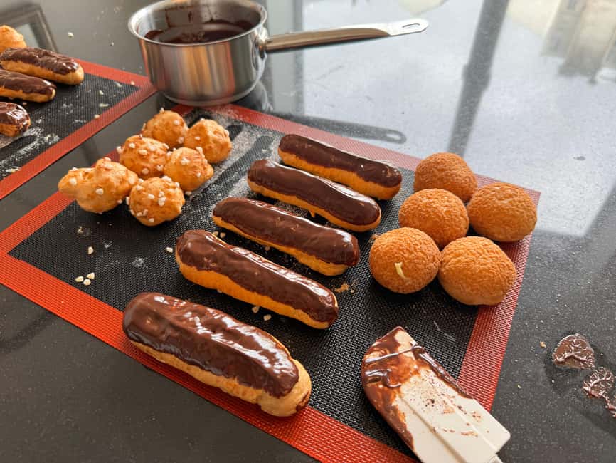 Eclair Baking Class with A Pastry Chef - The 150 minutes: how your time is likely to unfold
