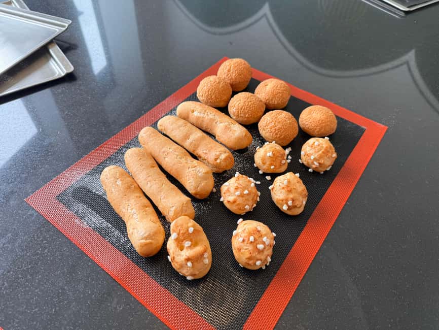 Eclair Baking Class with A Pastry Chef - Studio Pâtisserie in a Paris apartment storefront setting