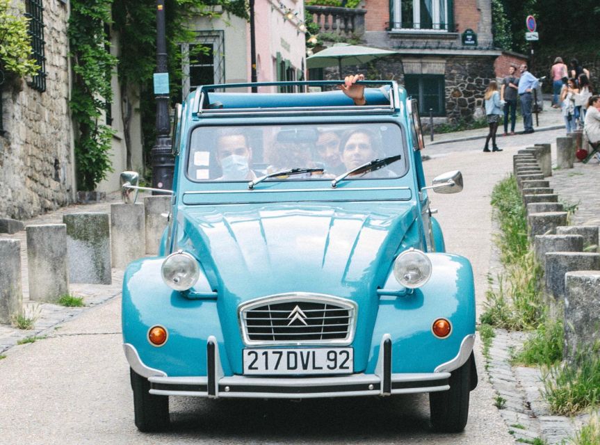 Guided Tour of Paris in Citroën 2CV - Your hour-long route: Eiffel views, Arc moments, and royal squares