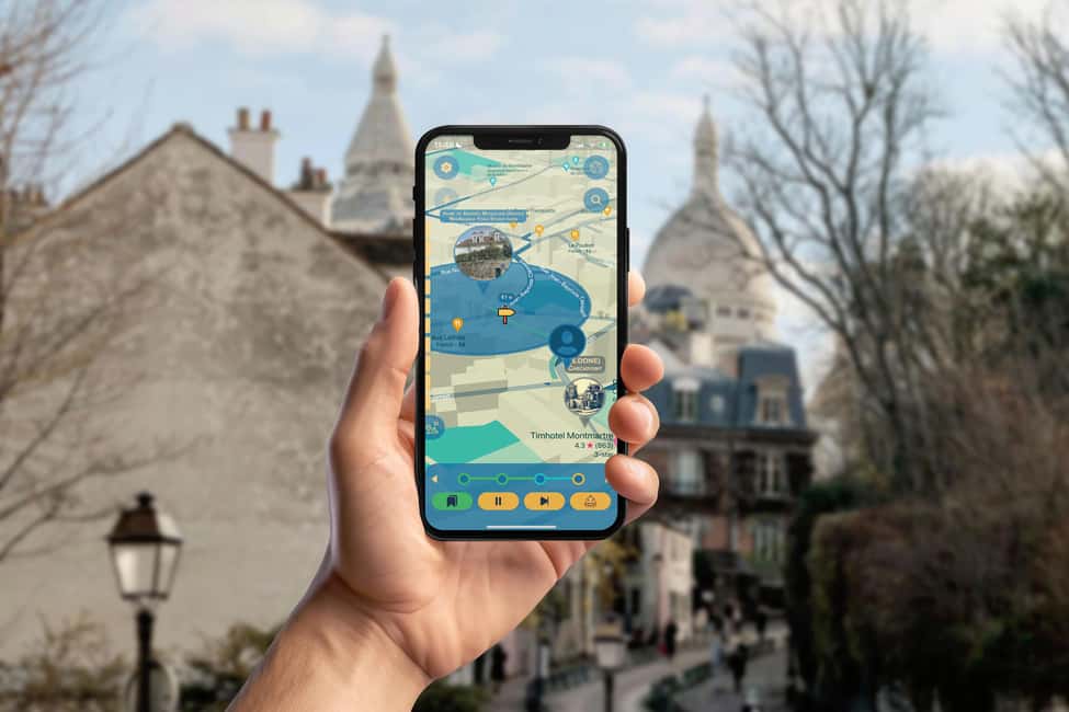 Montmartre Walking Tour with Smartphone App - How the Phone-Guided Scavenger Hunt Actually Plays