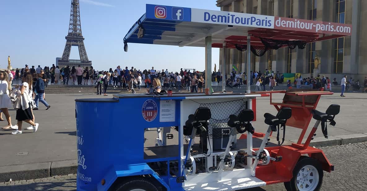 Paris: 1.5-Hour Eiffel Tower Beer Bike Tour - Arc de Triomphe and Champs-Élysées: the big monument payoff