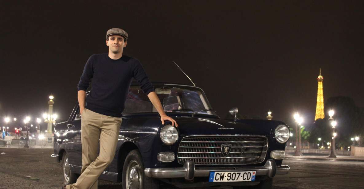 Paris: 1.5-Hour Vintage Car Night Tour - The best part: fewer traffic problems, more city time