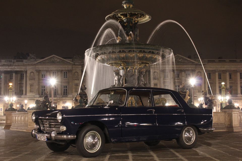 Paris: 1.5-Hour Vintage Car Night Tour - Le Marais, Saint-Gervais, and Hôtel de Sens: charm at street speed
