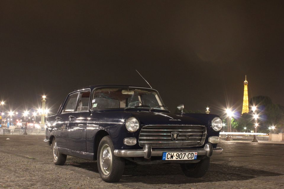 Paris: 1.5-Hour Vintage Car Night Tour - Latin Quarter at night: a longer pause with real atmosphere