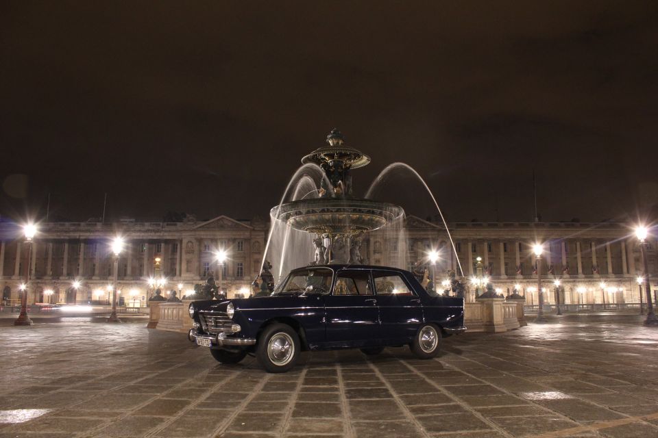 Paris: 1.5-Hour Vintage Car Night Tour - Notre-Dame, Île de la Cité, and Île Saint-Louis: river-island magic without crowds