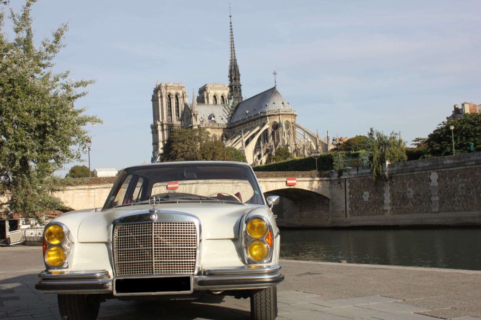 Paris: 2.5-Hour Guided Vintage Car Tour and Wine Tasting - Finish at the Cellars of the Pantheon: Wine Tasting That Feels Like a Reward