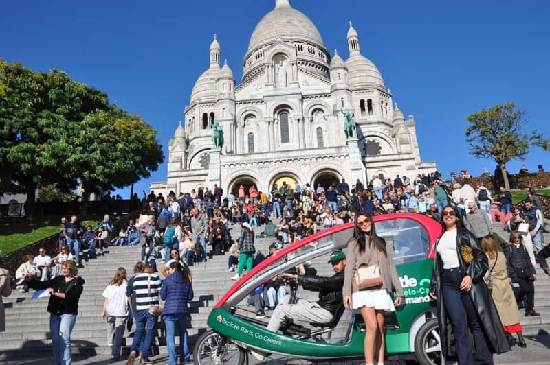 Paris: 2 hours Emily Tour in a Private Rickshaw bike - Pont Alexandre III: the bridge moment you’ll remember