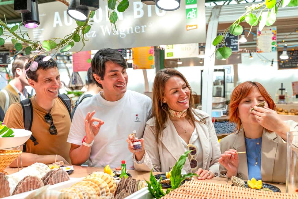 Paris: Authentic Food & Wine Tasting Tour in Le Marais - Stop 2: Paris’ Oldest Covered Market for Cheese, Confiture, and Wine