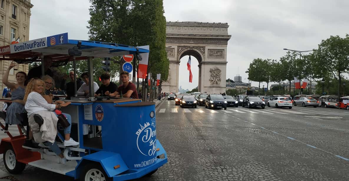 Paris: Beer Bike Bar With Drinks Included - Key things to know before you ride