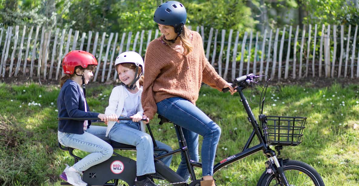 PARIS: Family e-bike longtail renting - Meet RED-WILL and Get Your Bike Fitted