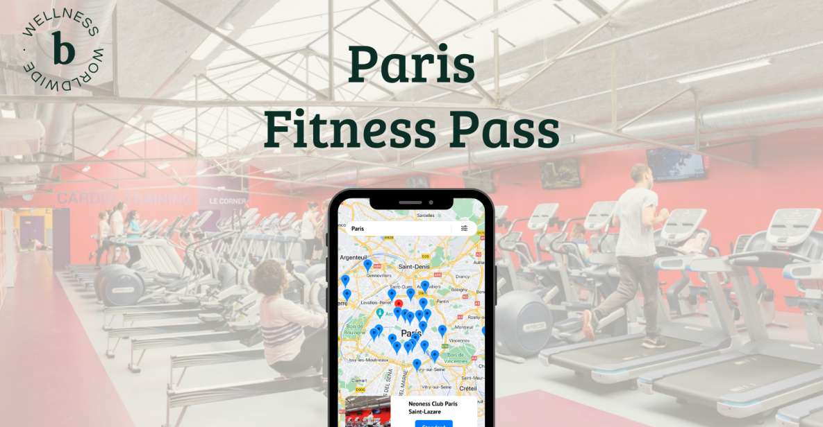 Paris: Fitness Pass with Access to Top Gyms - Entry Options: Choose the Count That Matches Your Habits