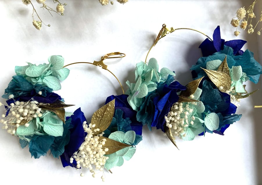 Paris: Floral Earrings workshop - Picking Your Floral Style: Colors, Beads, Gemstones, and Natural Bits