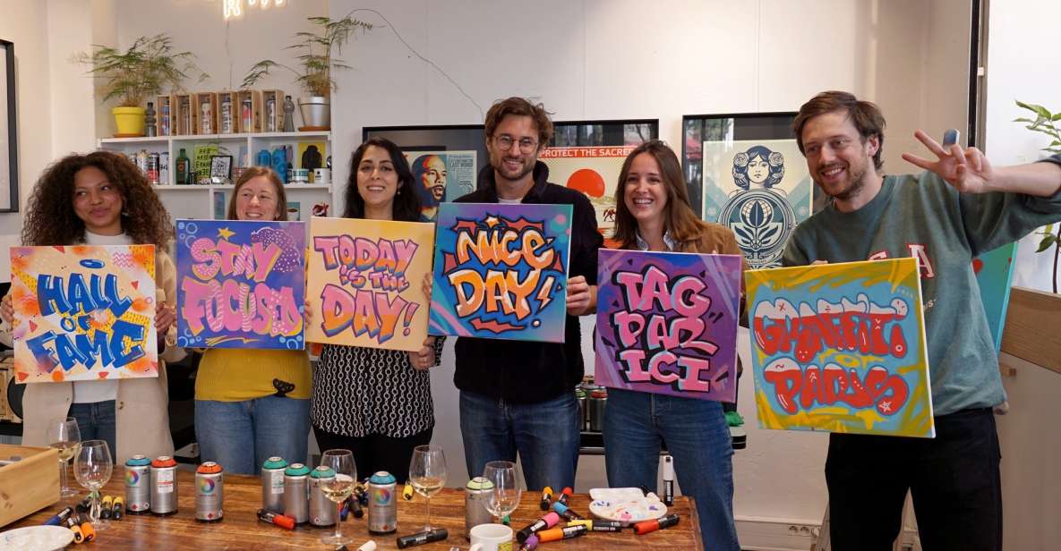 Paris: Graffiti on Canvas Workshop at an Art Studio - The $70 price: what you’re paying for, and if it’s good value