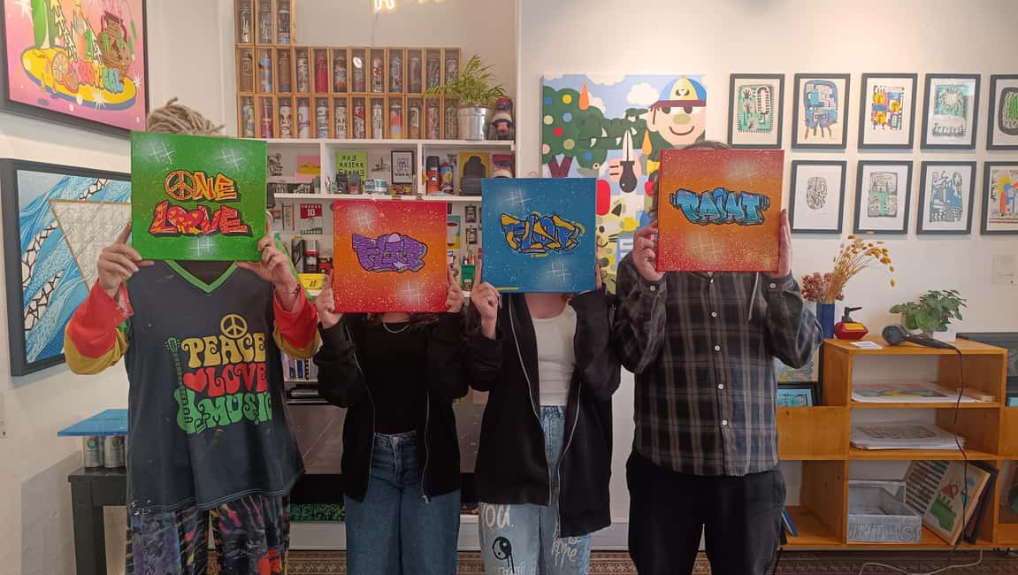 Paris: Graffiti on Canvas Workshop at an Art Studio - Practical tips so you don’t lose time in the 2 hours