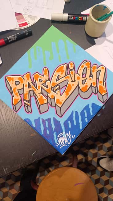 Paris: Graffiti on Canvas Workshop at an Art Studio - Quick logistics you’ll want to know