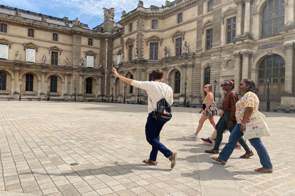 Paris Louvre Exclusive Semi Private Guided Tour Max 6 People - Itinerary stops, explained in plain terms