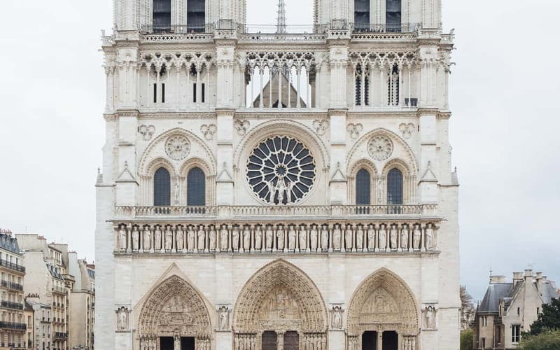 Paris: Notre Dame Exterior Tour with a Small Group - The Charlemagne statue start: getting your bearings in minutes