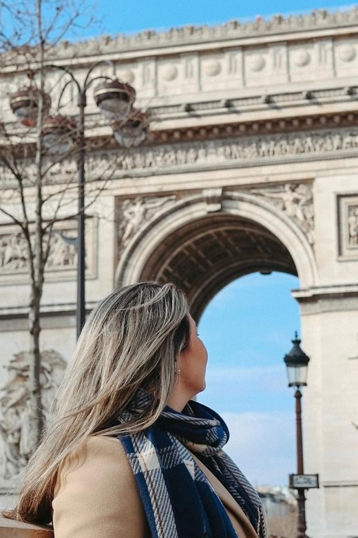 Paris: Photoshoot at the Eiffel Tower / Arc de Triomphe - Arc de Triomphe Posing Time: Classic Paris Meets a Different Shape