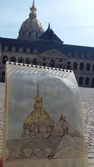 Paris: Plein Air Sketching Course, Drawing & Watercolor - Tips to make your first sketch session smoother