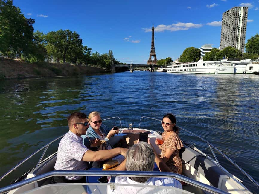 Paris Private Boat Seine River with Captain Guide - 90 minutes on the Seine: what you pass and why each spot matters