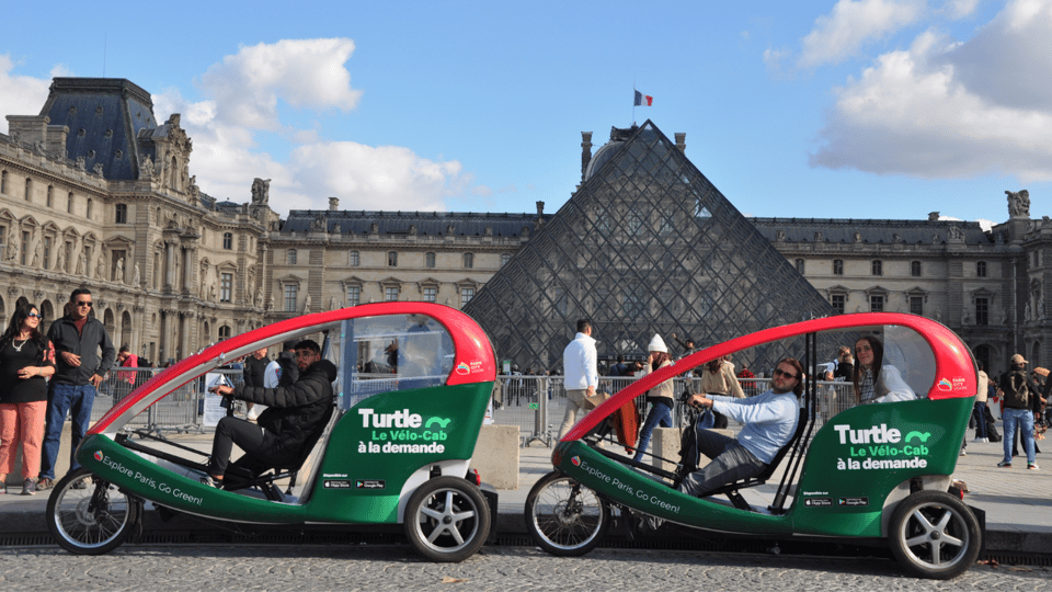 Paris : Private guided tour in Rickshaw bike - Napoléon - Why a pedicab works so well for central Paris