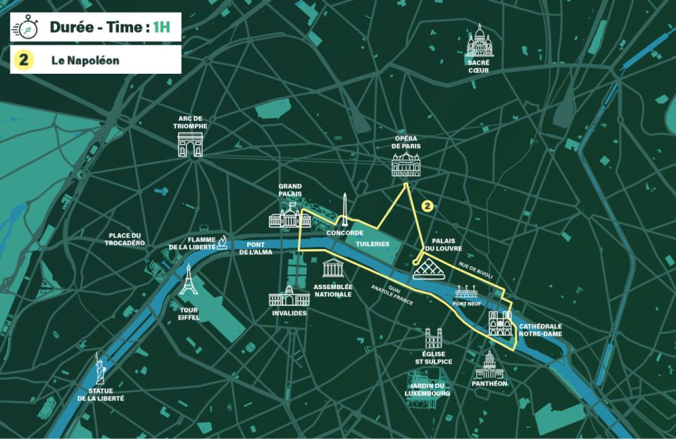 Paris : Private guided tour in Rickshaw bike - Napoléon - Photo breaks and the 180° view advantage