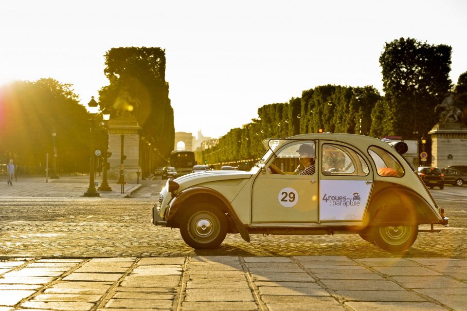Paris: Private little-known places tour in Citroën 2CV 2h - Value check: $246 per group for a private vintage-car experience