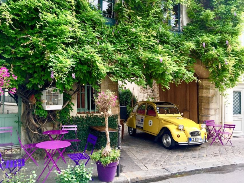 Paris: Private little-known places tour in Citroën 2CV 2h - Pickup and the Paris 1–20 coverage (plus the Petit Palais option)