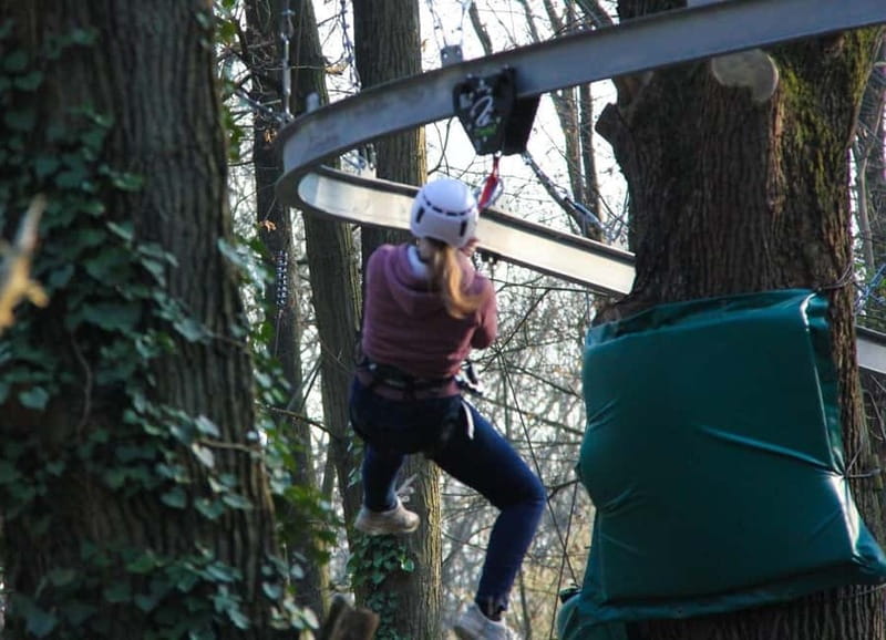 Paris : Sherwood Parc - Biggest Adventure Park Entry Ticket - The Main Event: Treetop Courses, Suspension Crossings, and the Big Zip Line