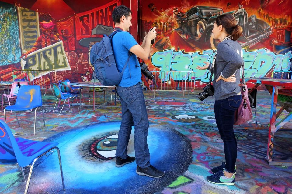 Paris: Street Art Open-Air Museum Bike Tour - The 40-meter frescoes and the artists you’ll look for