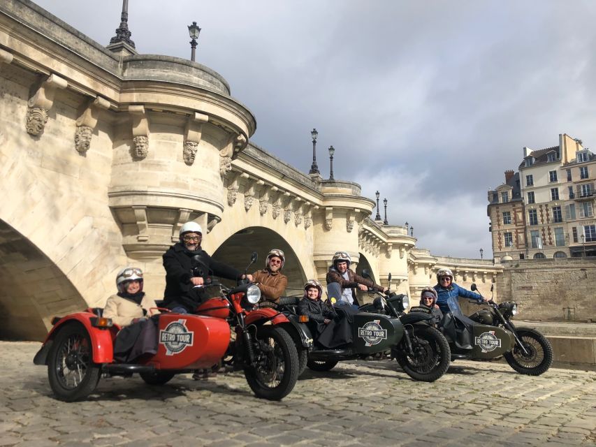 Paris Vintage Sidecar Premium & Private Half-Day Tour - Notre-Dame and Île de la Cité: Gothic and river romance