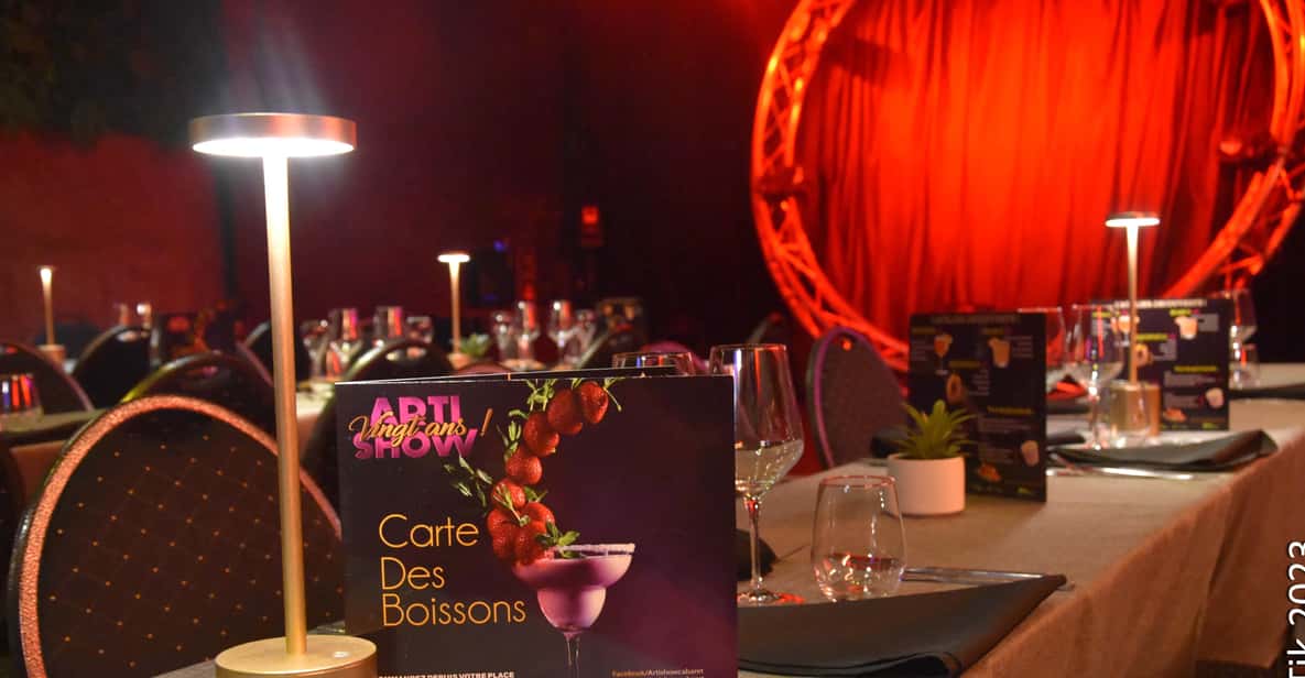PRESTIGE DINER AND DRAG SHOW - A 4-hour evening built around dinner and Artishow Cabaret Paris