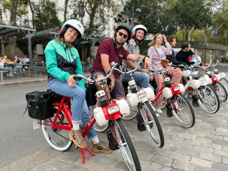 Solex Guided Tour of Chic Paris - The Ride: Electric Solex, Safety Gear, and Bike Lanes in Paris