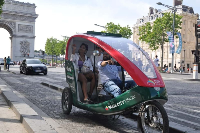 The Tout Paris Private Rickshaw bike Tour with Audio Guide - Key highlights at a glance
