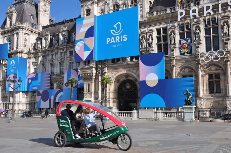 The Tout Paris Private Rickshaw bike Tour with Audio Guide - Two hours, lots of stops: how the itinerary plays out