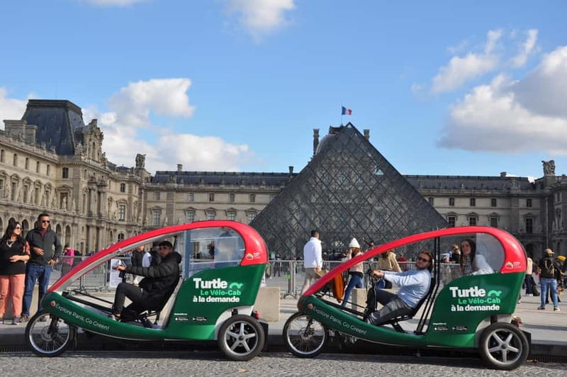 The Tout Paris Private Rickshaw bike Tour with Audio Guide - Comfort, traffic, and when this tour is easiest to enjoy